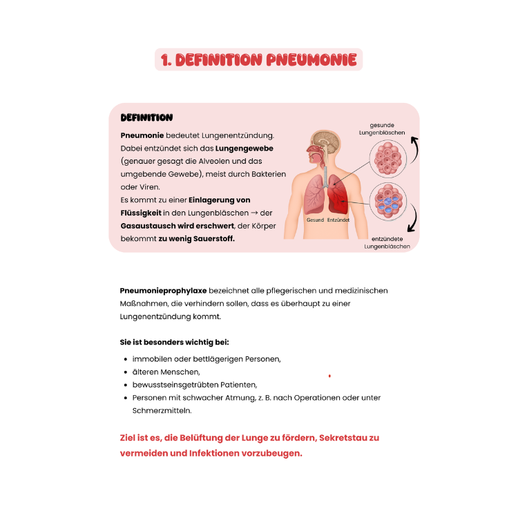 Pneumonieprophylaxe