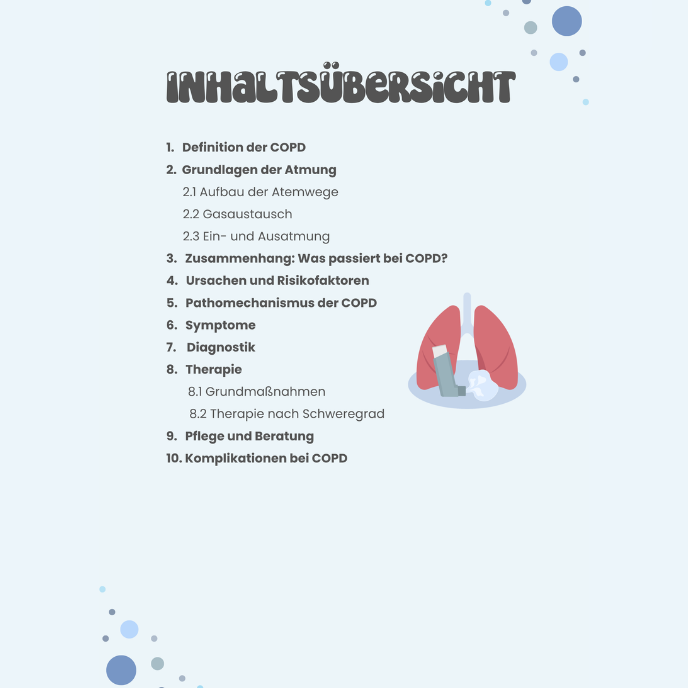 COPD - (chronisch-obstruktive Lungenerkrankung)